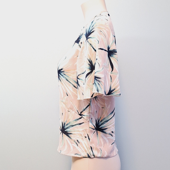 2️⃣9️⃣/4️⃣ Primark floral prints sheer top - Picture 4 of 6